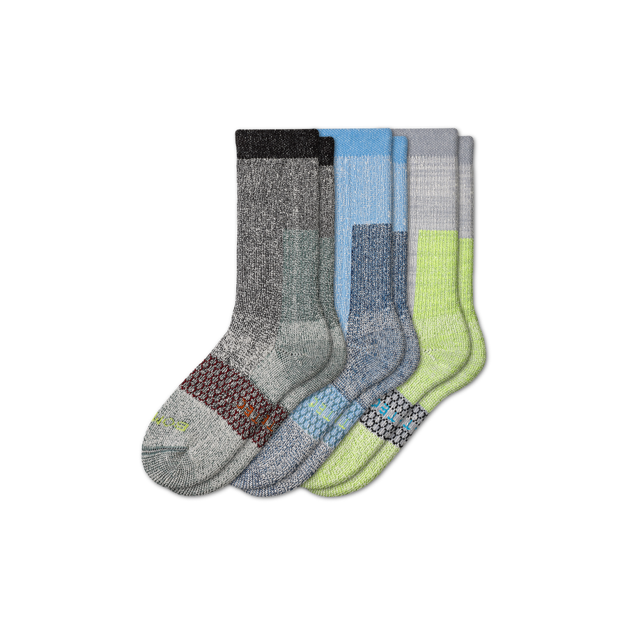 Women's All-Purpose Performance Heavy Duty Calf Sock 3-Pack - Run Crew Step