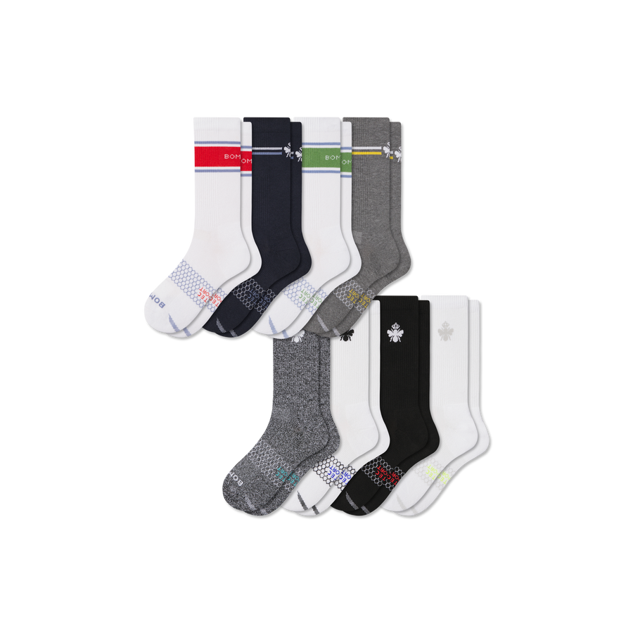 Women's All Sport Calf Sock 8-Pack - Weekend Hike Rotation