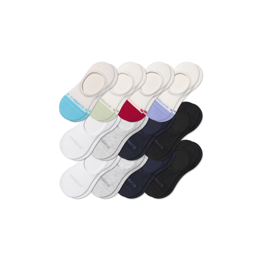 Women's Lightweight No Show Sock 12-Pack - Fresh Recovery Support