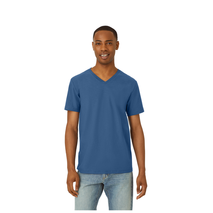 Men's Air Slub V-Neck T-Shirt - Classic Everyday Comfort