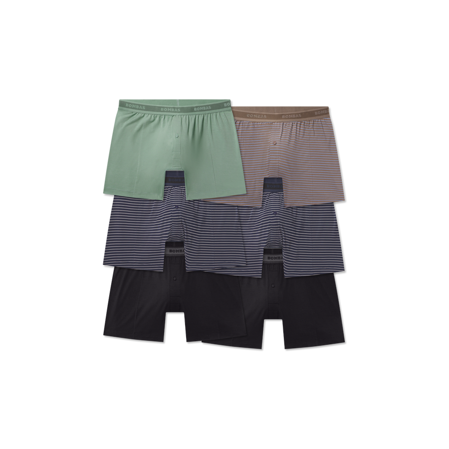 Men's Soft Flex Slim Boxer 6-Pack - Clean Flex Layer