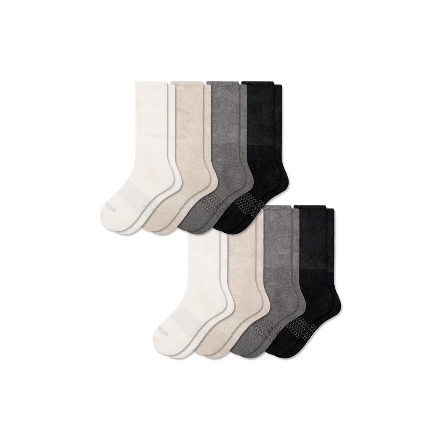 Men's Wide Calf Sock 8-Pack - Trail Home Fit