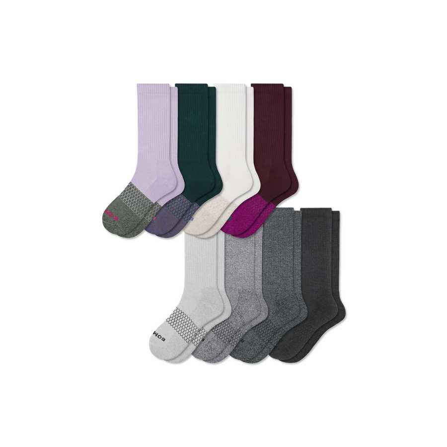 Women's Marl Calf Sock 8-Pack - Cozy Pair