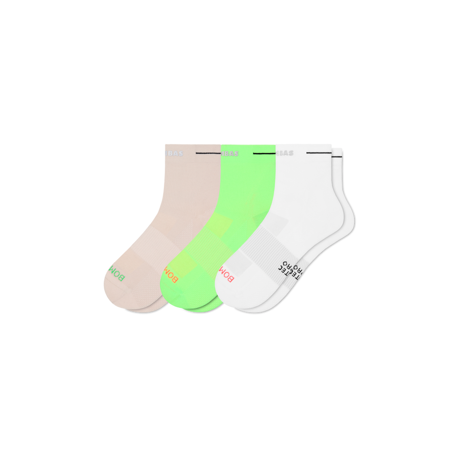 Women's RunPro Quarter Sock 3-Pack - Modern Court Fit