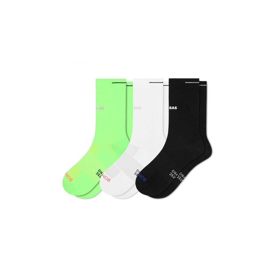Men's RunPro Half Calf Sock 3-Pack - Breathable Cushion