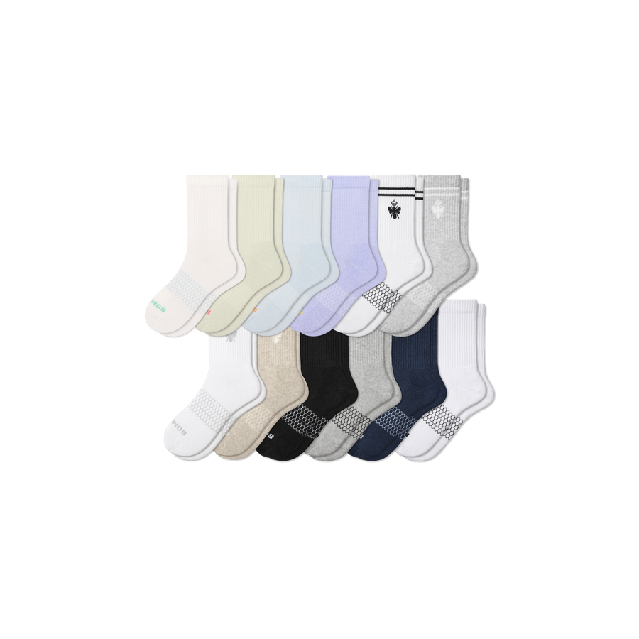 Women's Half Calf Sock 12-Pack - Trail Studio Cushion