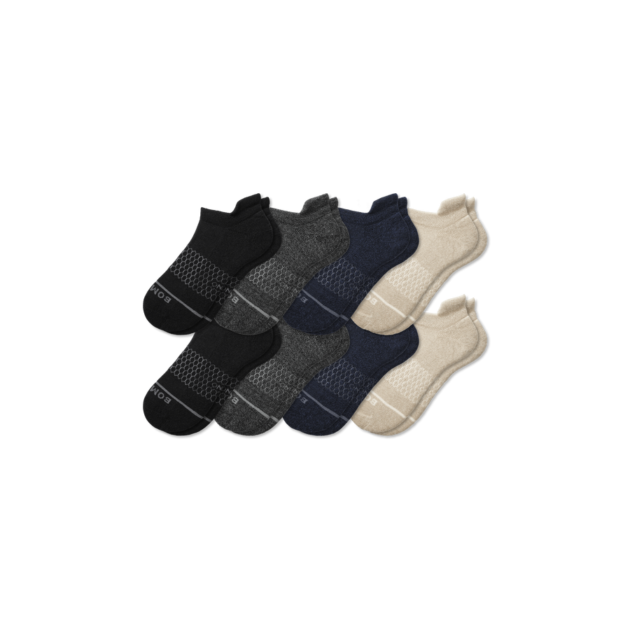 Men's Merino Wool Blend Ankle Sock 8-Pack - Daily No Show Rotation