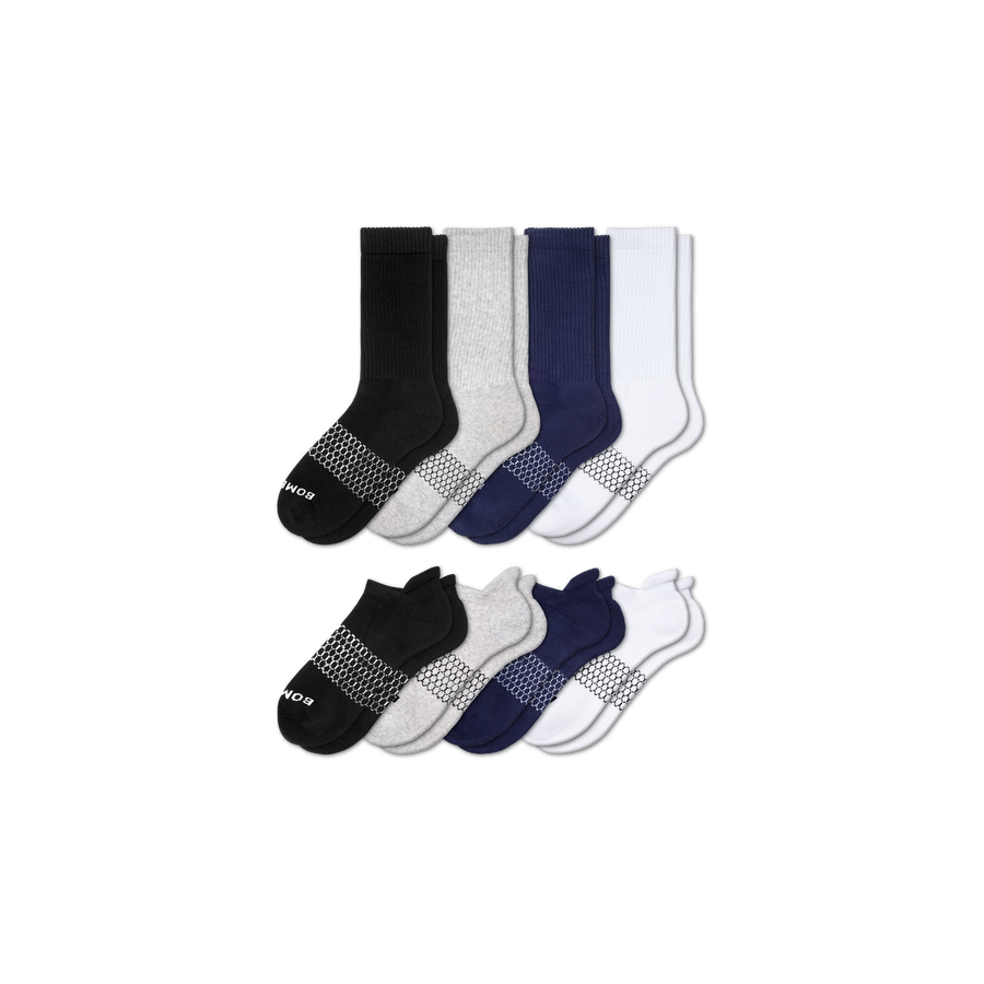 Men's Calf & Ankle Sock 8-Pack - Daily Travel Move