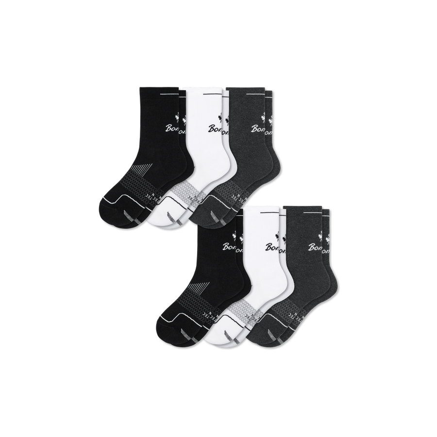Men's Run Half Calf Sock 6-Pack - Classic Trail Step