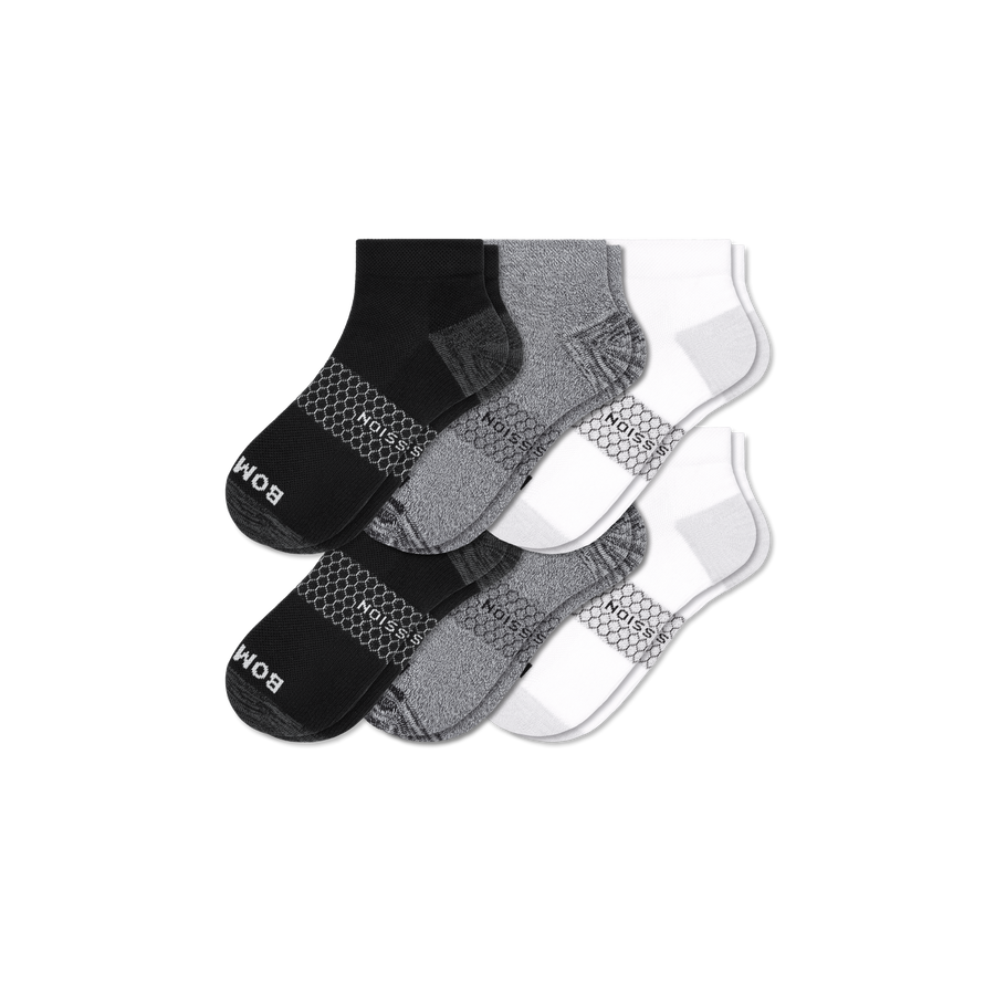Men's Everyday Compression Ankle Sock 6-Pack - Motion Stride Flow