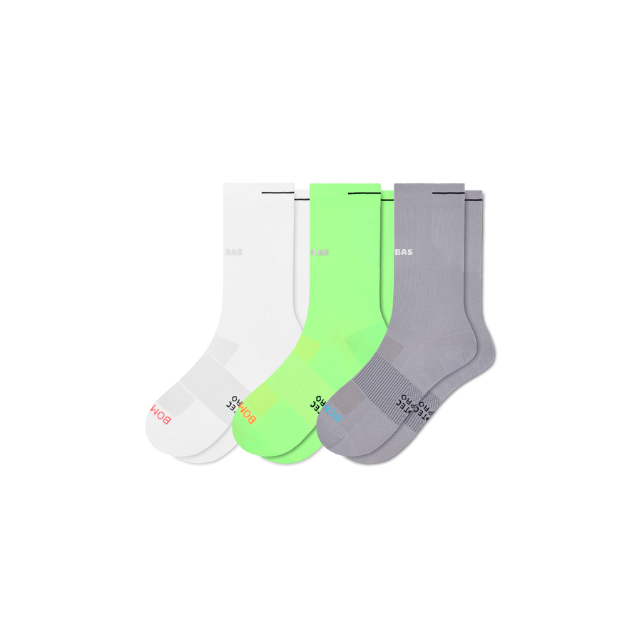Women's RunPro Half Calf Sock 3-Pack - Classic Home Comfort