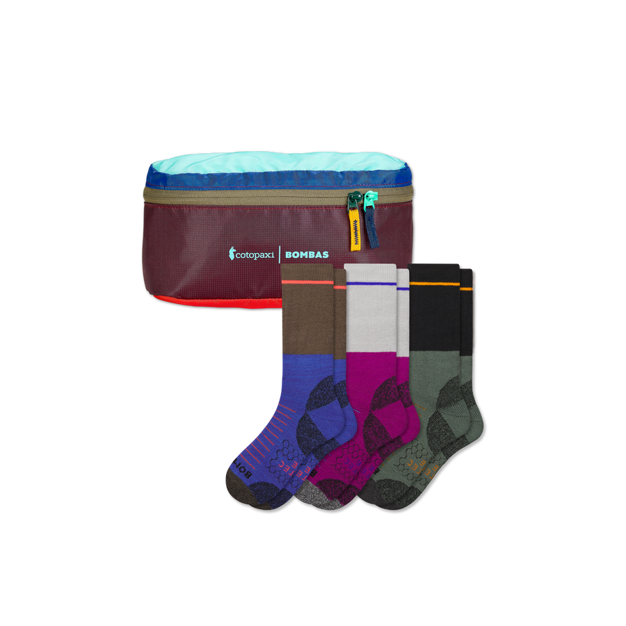 Men's Hiking Calf Sock 3-Pack & Cotopaxi Fanny Pack - Gift Closet Choice