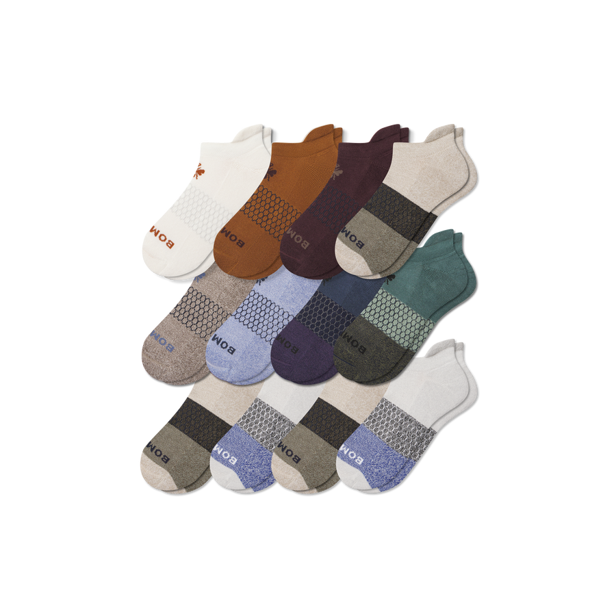 Men's Ankle Sock 12-Pack - Cozy No Show Move