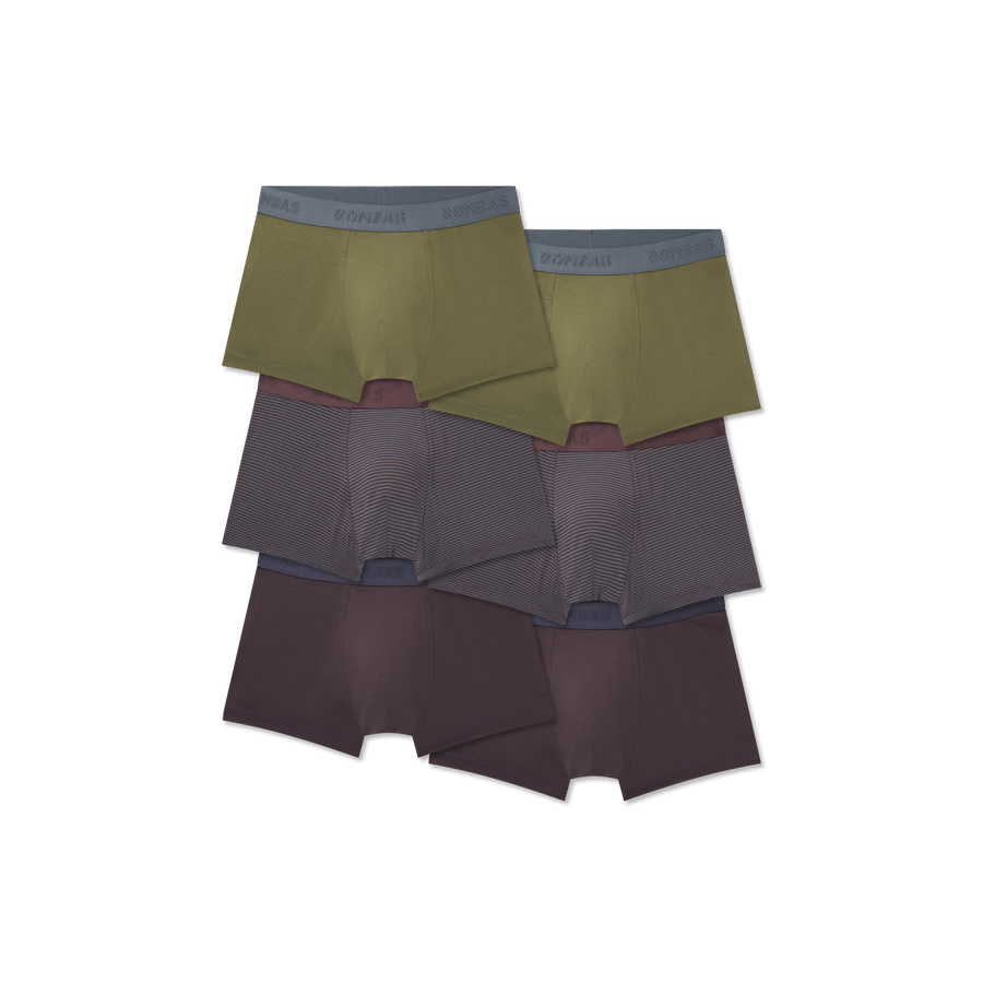Men's Cotton Modal Blend Trunk 6-Pack - Soft All Day Wear