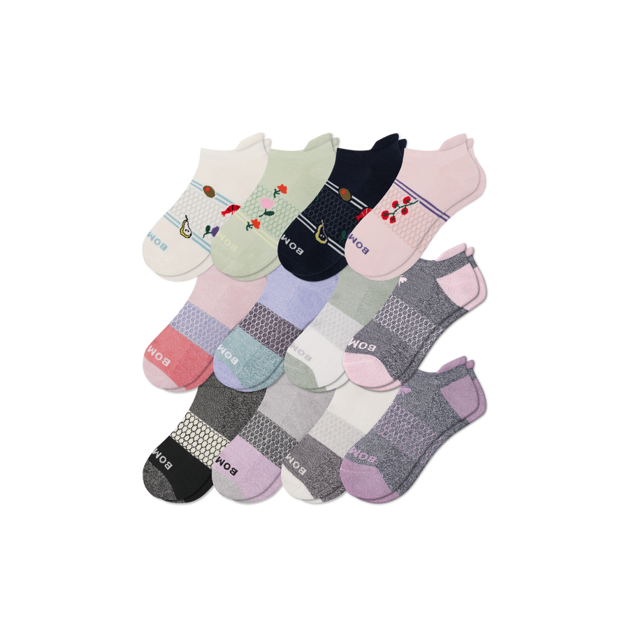 Women's Ankle Sock 12-Pack - Cushion Home Wear