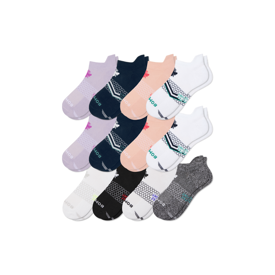 Women's All Sport Ankle Sock 12-Pack - Smooth Court Wear