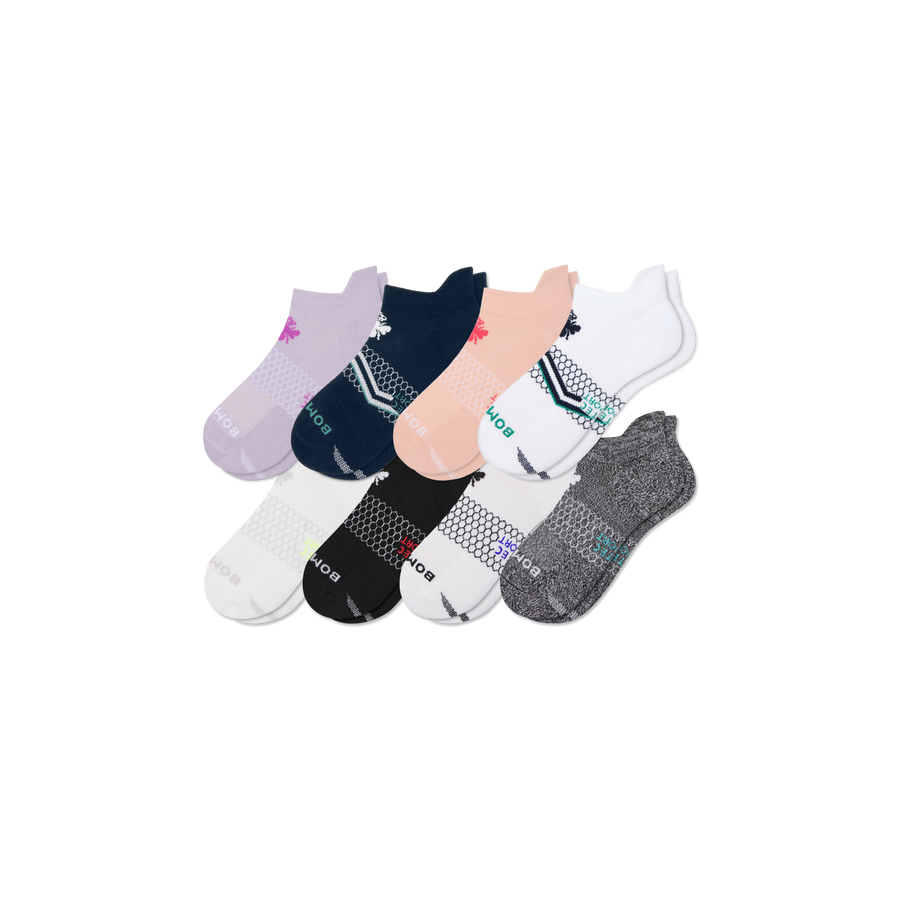 Women's All Sport Ankle Sock 8-Pack - Fresh Travel Fit