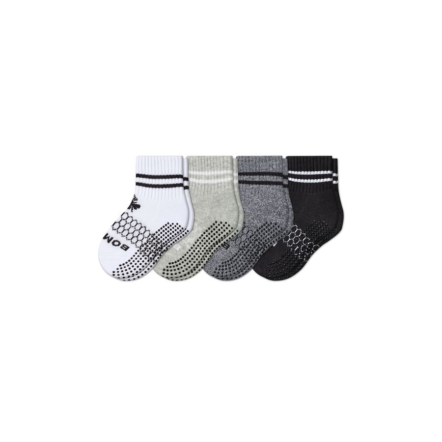 Toddler Originals Gripper Calf Sock 4-Pack - Classic Ankle Cushion