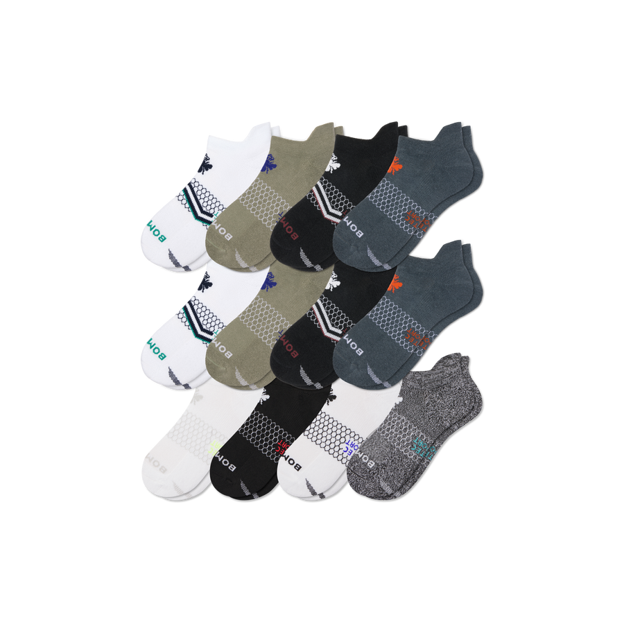 Men's All Sport Ankle Sock 12-Pack - Soft School Fit