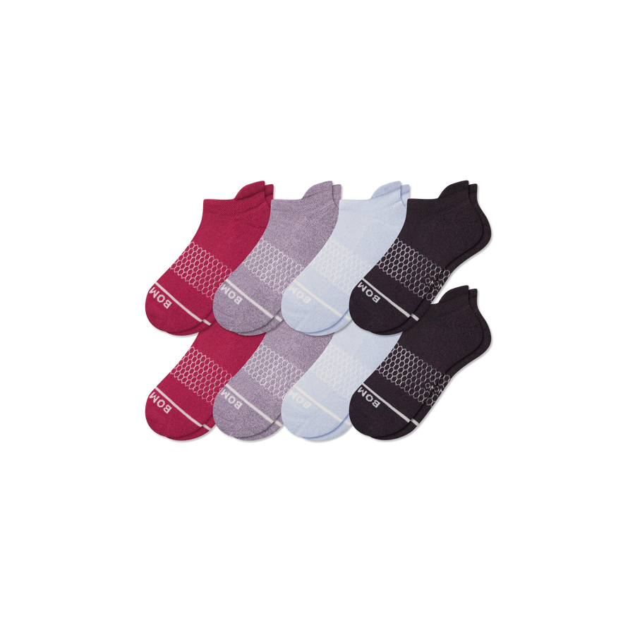 Women's Merino Wool Blend Ankle Sock 8-Pack - Easy Home Support