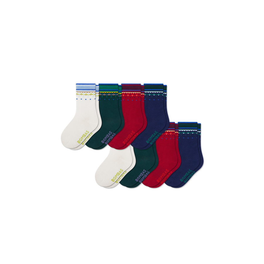 Junior Lightweight Calf Sock 8-Pack - Fresh No Show Comfort