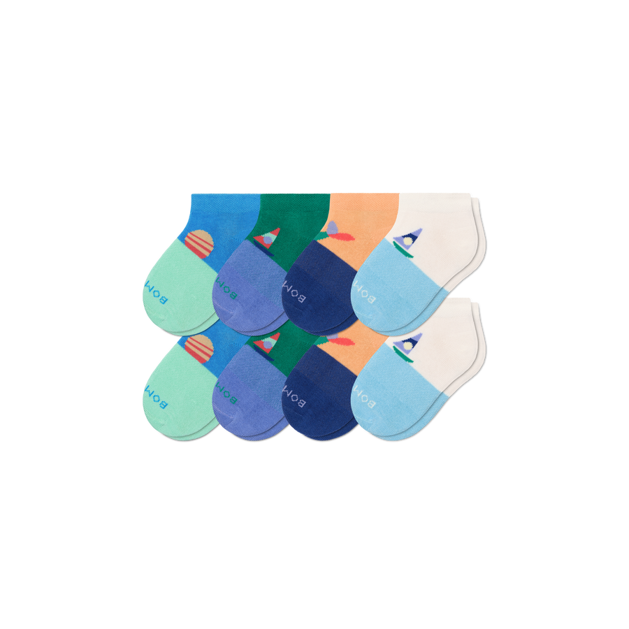 Junior Lightweight Ankle Sock 8-Pack - Cozy Home Cushion