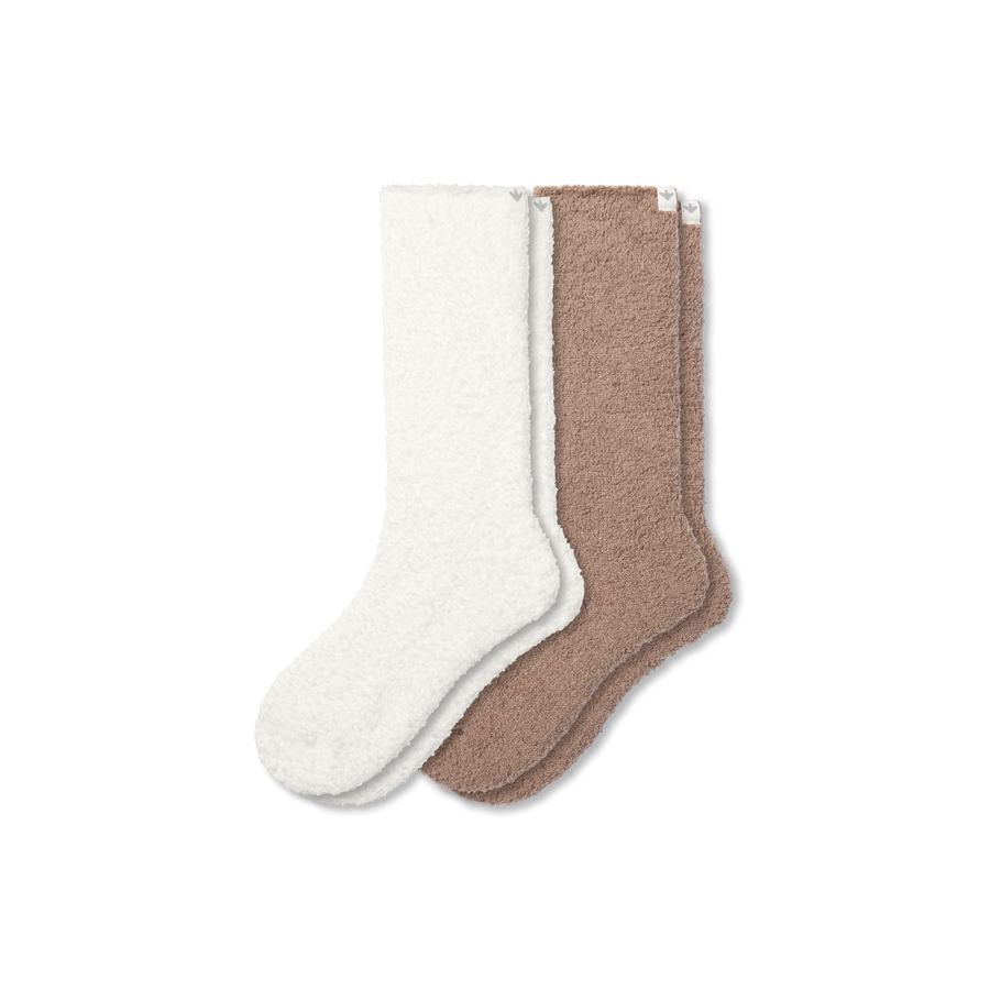 Women's Fuzzy Sock 2-Pack - Studio Run Comfort