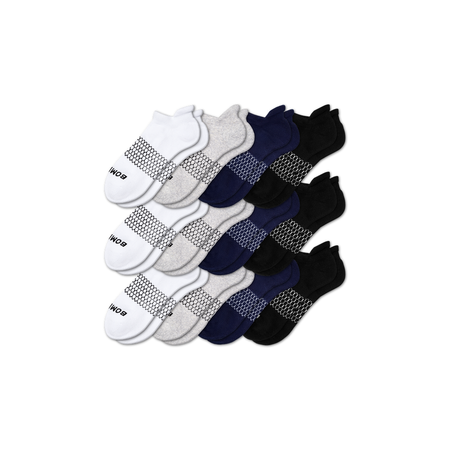 Men's Solids Ankle Sock 12-Pack - Studio Weekend Comfort