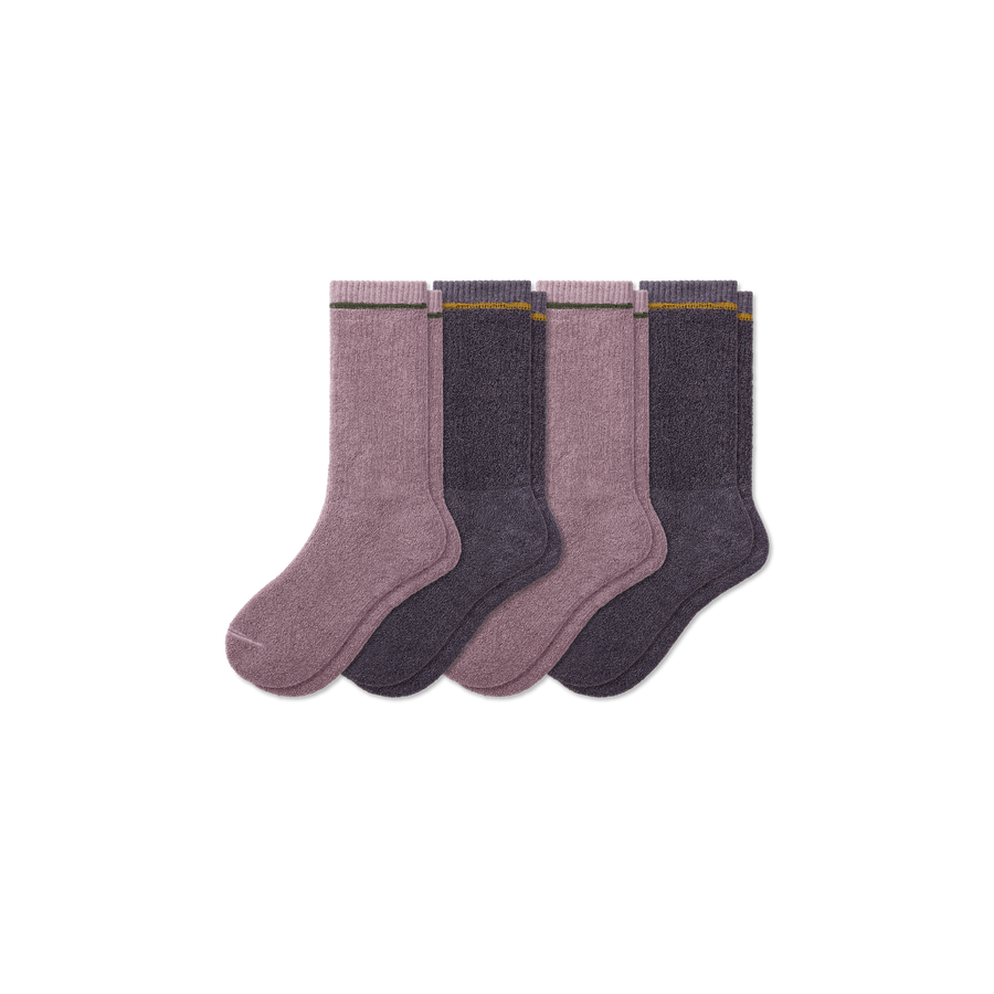 Women's Plush Terry Calf Sock 4-Pack - Active Shift Move