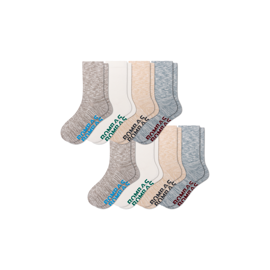 Men's Summer Ragg Half Calf Sock 8-Pack - Soft Trail Step