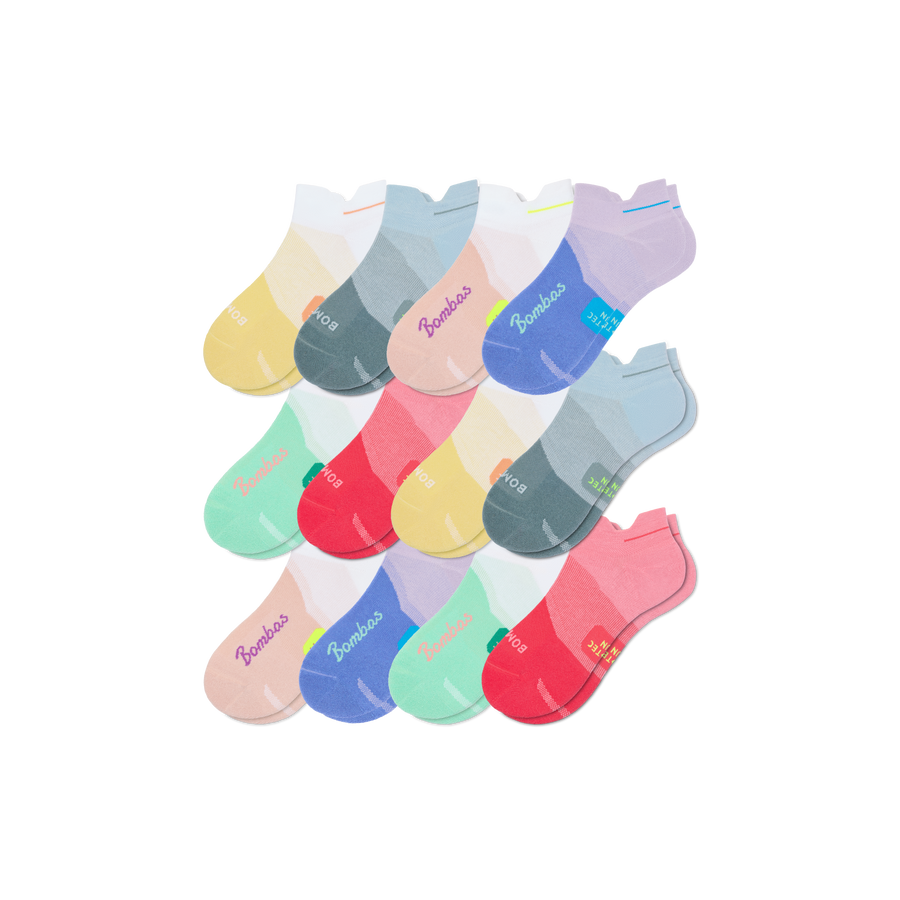 Women's Run Ankle Sock 12-Pack - Everyday Low Cut Step
