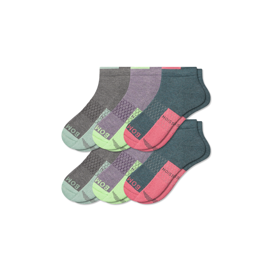 Women's Performance Compression Ankle Sock 6-Pack - Steady Daily Hold