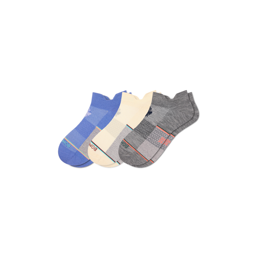 Women's UltraLite Sport Merino Wool Blend Ankle Sock 3-Pack - Cushion Lounge Fit