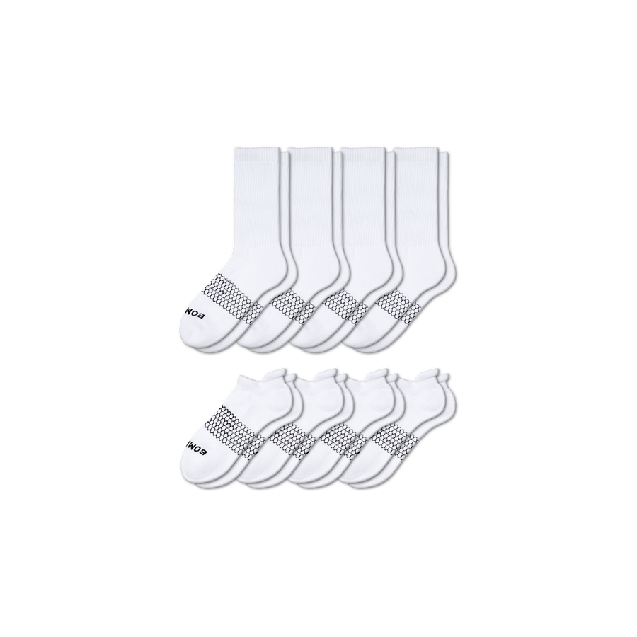 Women's Calf & Ankle Sock 8-Pack - Light Studio Fit