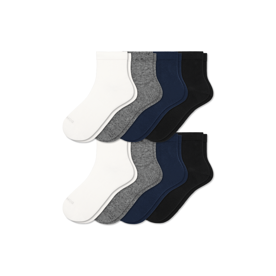 Women's Lightweight Quarter Sock 8-Pack - Classic Weekend Fit